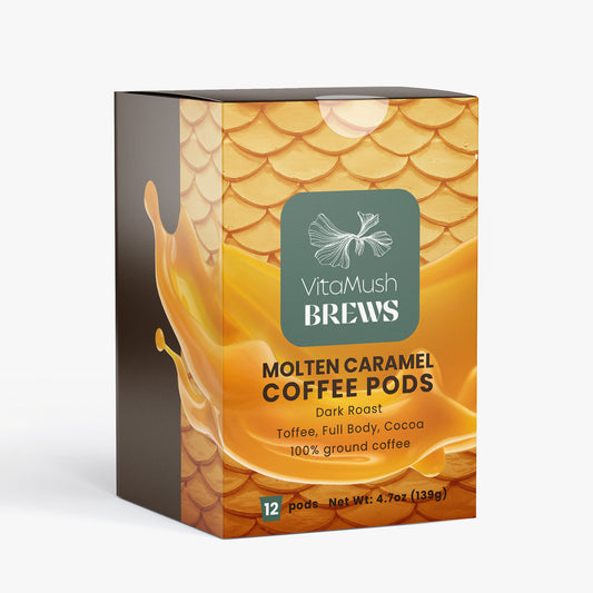 Molten Caramel Coffee Pods (Dark Roast)
