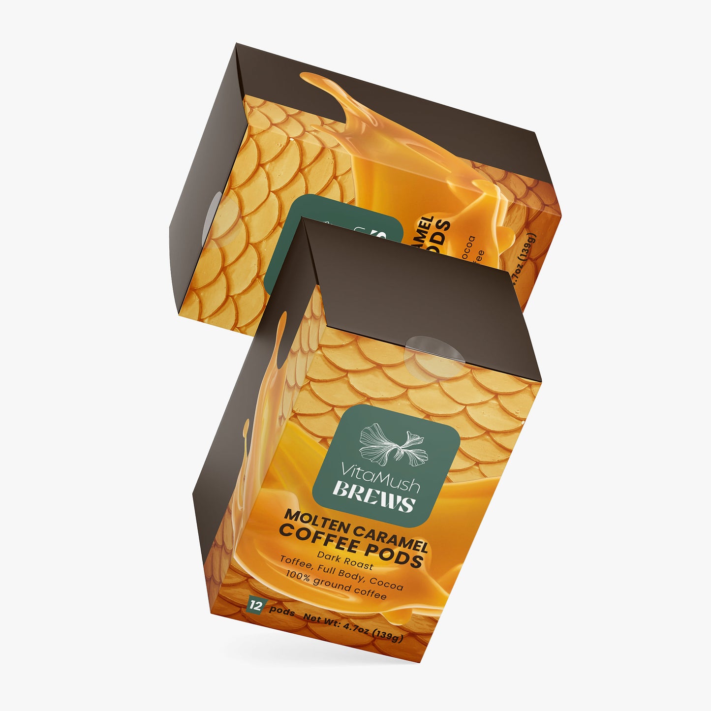 Molten Caramel Coffee Pods (Dark Roast)