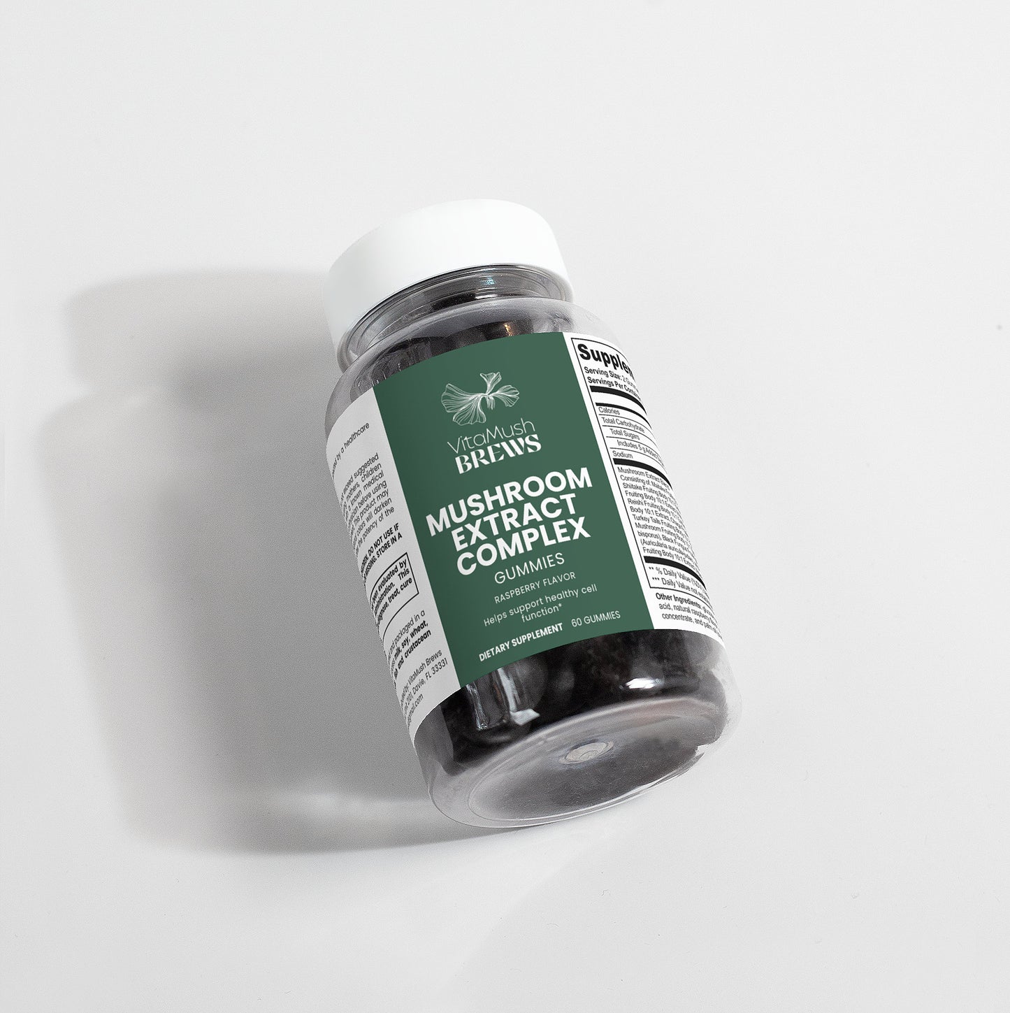 Mushroom Extract Complex Gummies - 60 Gummies