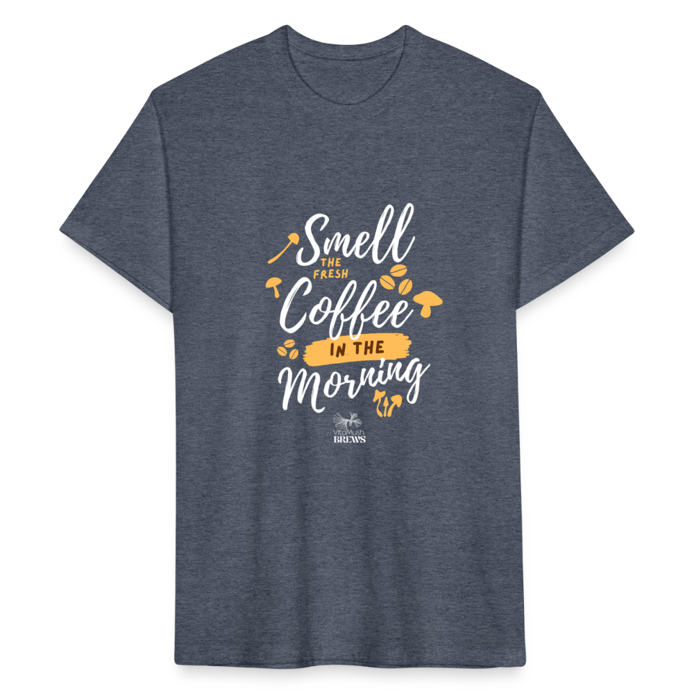 Smell The Fresh Coffee In The Morning - heather navy