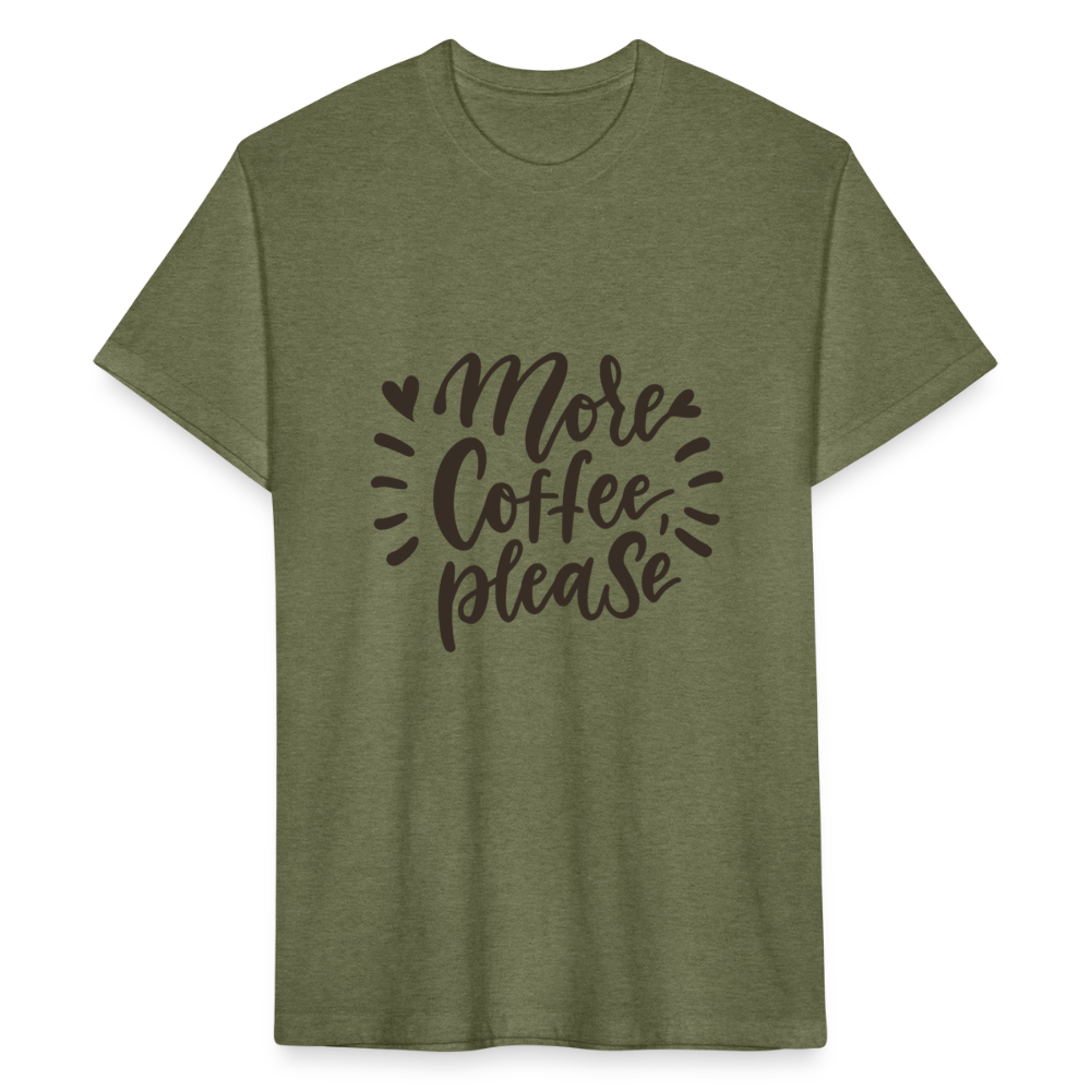 More Coffee Please - heather military green