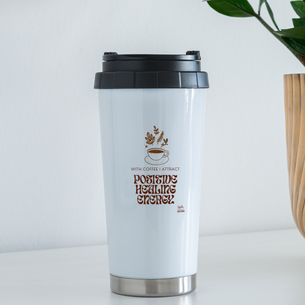 Travel Mug | Positive Healing Energy - white